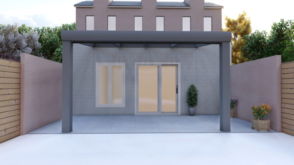 aluminium veranda 400x300 antraciet helder polycarbonaat | Verandadealer - Image 2