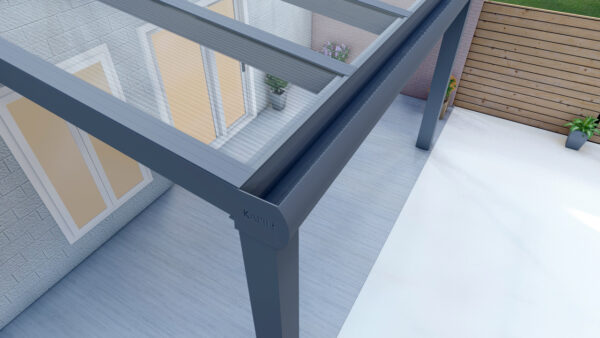 aluminium veranda 400x300 antraciet helder polycarbonaat | Verandadealer - Image 4