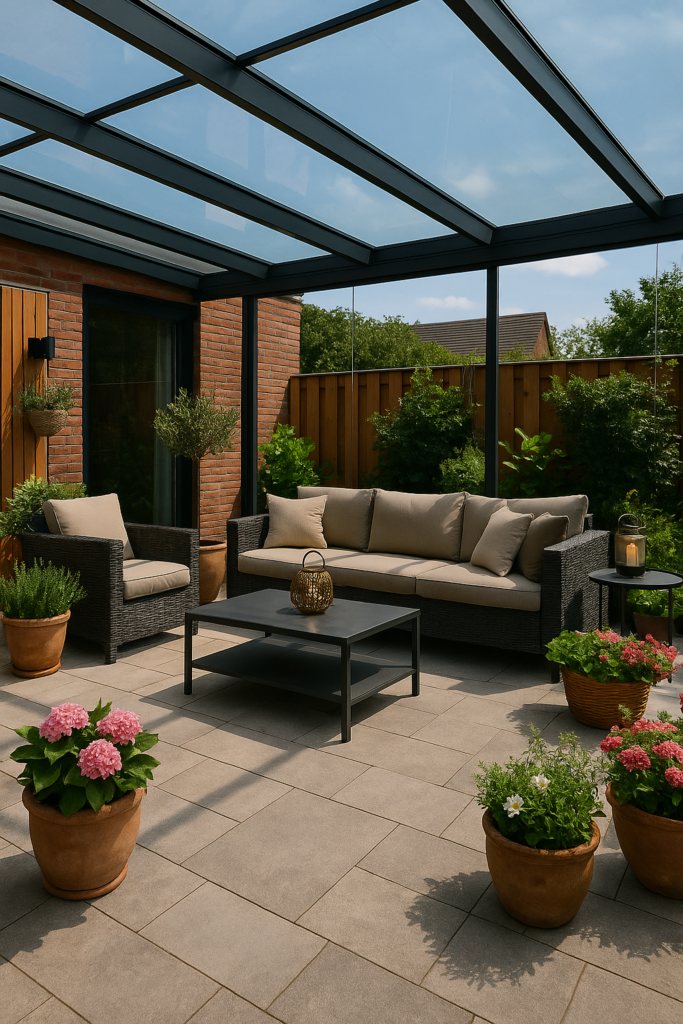 Terrasoverkapping aan huis