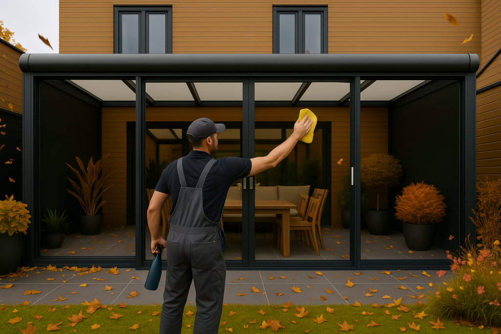 onderhoud aluminium schuifpui