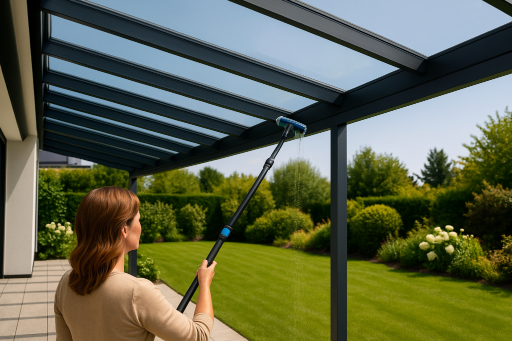 carport schoonmaken