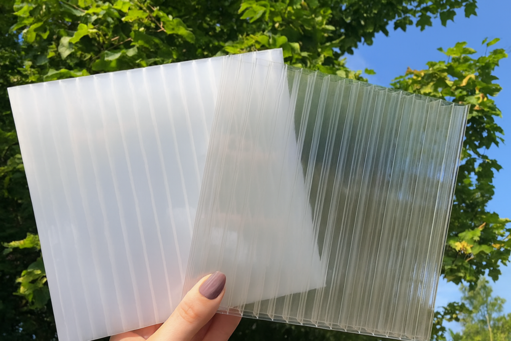 soorten polycarbonaat veranda
