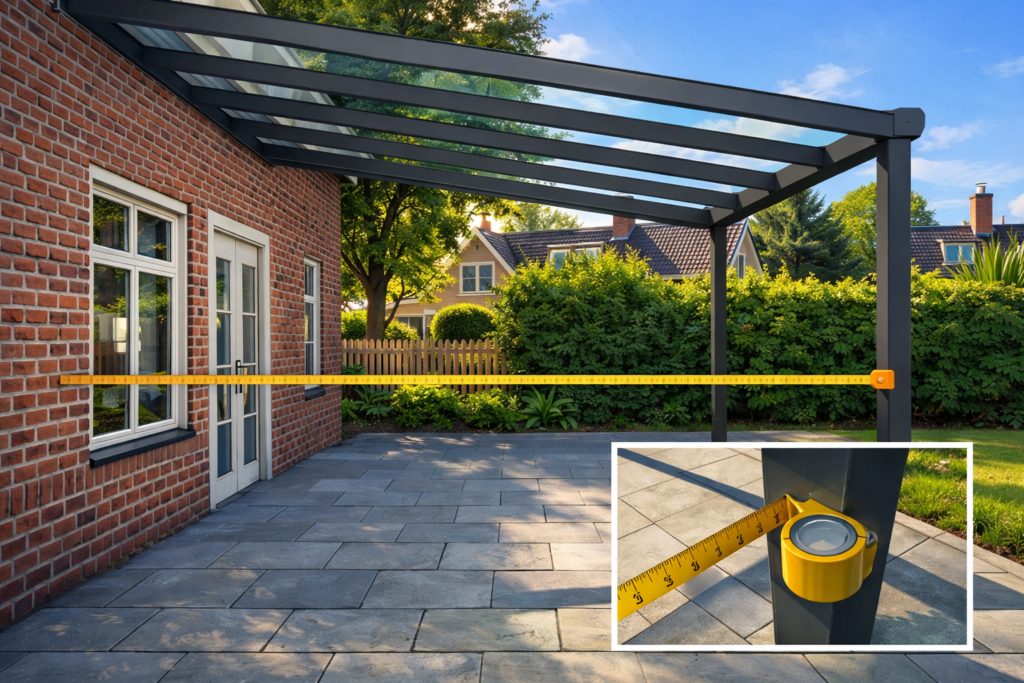 veranda correct meten